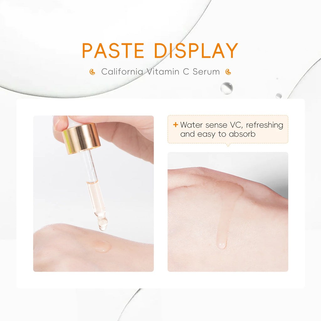 Vitamin C Whitening Serum Freckle Remove Essence Fade Pigmentation Melasma Dark Spots Corrector Repair Serum Korean Skin Care