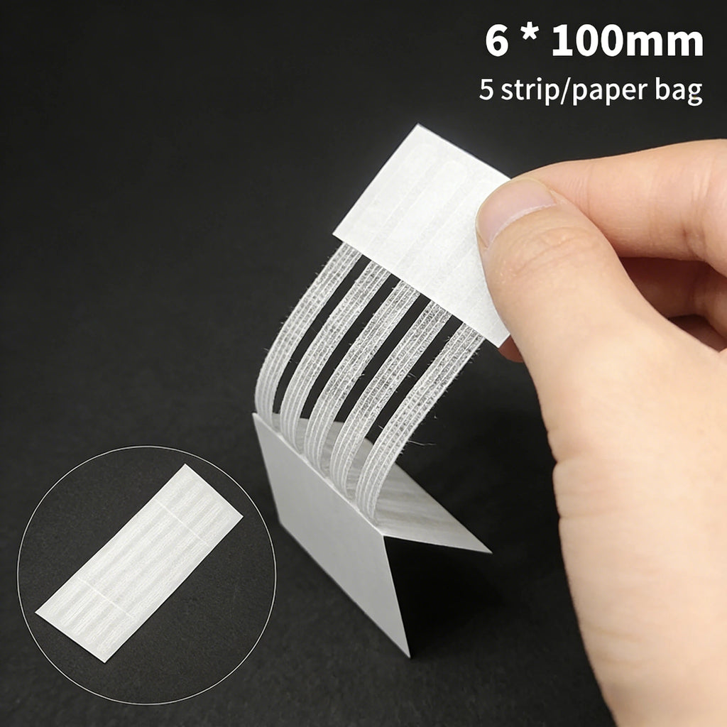 5 Strips Wound Skin Closure Strips Postpartum Wound Repair Cosmetic Surgery Strip Adhesive Medical Suture Free Surgical Tape
