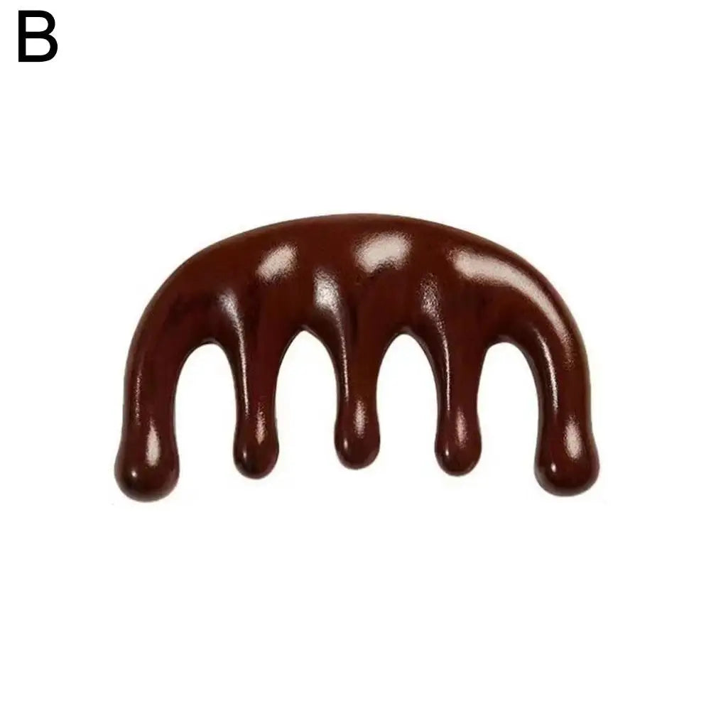 Gua Sha Massage Comb, Head and Face Scalp, Natural Facial Massager, Wide Tooth, Guasha Scraping, Body Massage