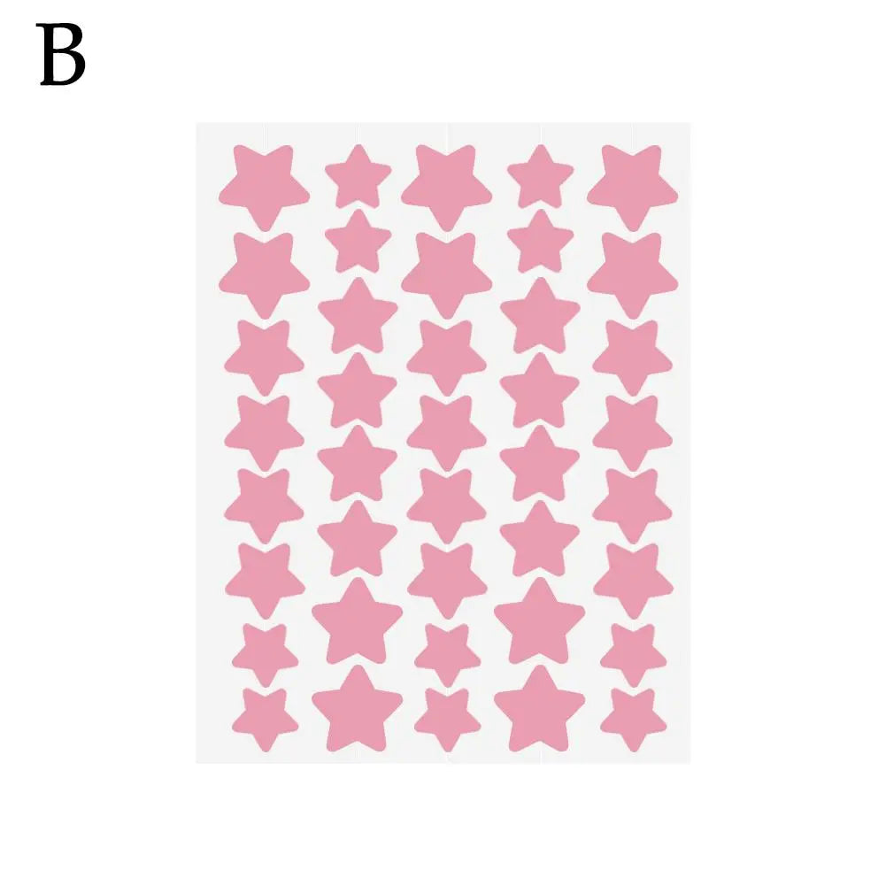 Star Acne/Pimple Patch, Yellow Star Shaped Acne Absorbing Cover Patch, Invisible Hydrocolloid For Face Acne Dots