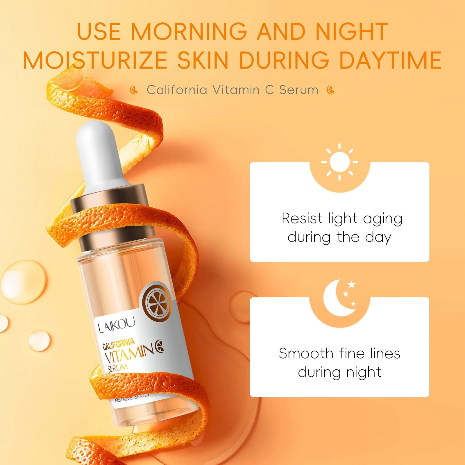 Vitamin C Whitening Serum Freckle Remove Essence Fade Pigmentation Melasma Dark Spots Corrector Repair Serum Korean Skin Care