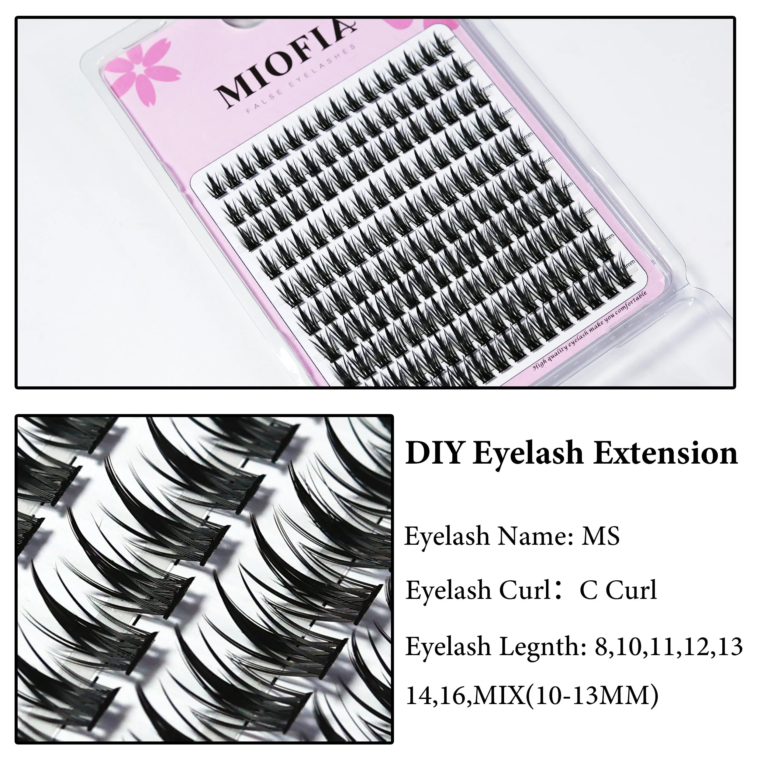 160 Bunches Eyelash Individual Eyelash Cluster Natural Eyelash Extension Russian Volume Makeup Tools Lashes Wholesale