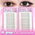 【K-pop 2.0 Style】Self Adhesive False Eyelashes - No Glue Needed Easy to Wear in Seconds Trendy for Daily/Party Eye Makeup