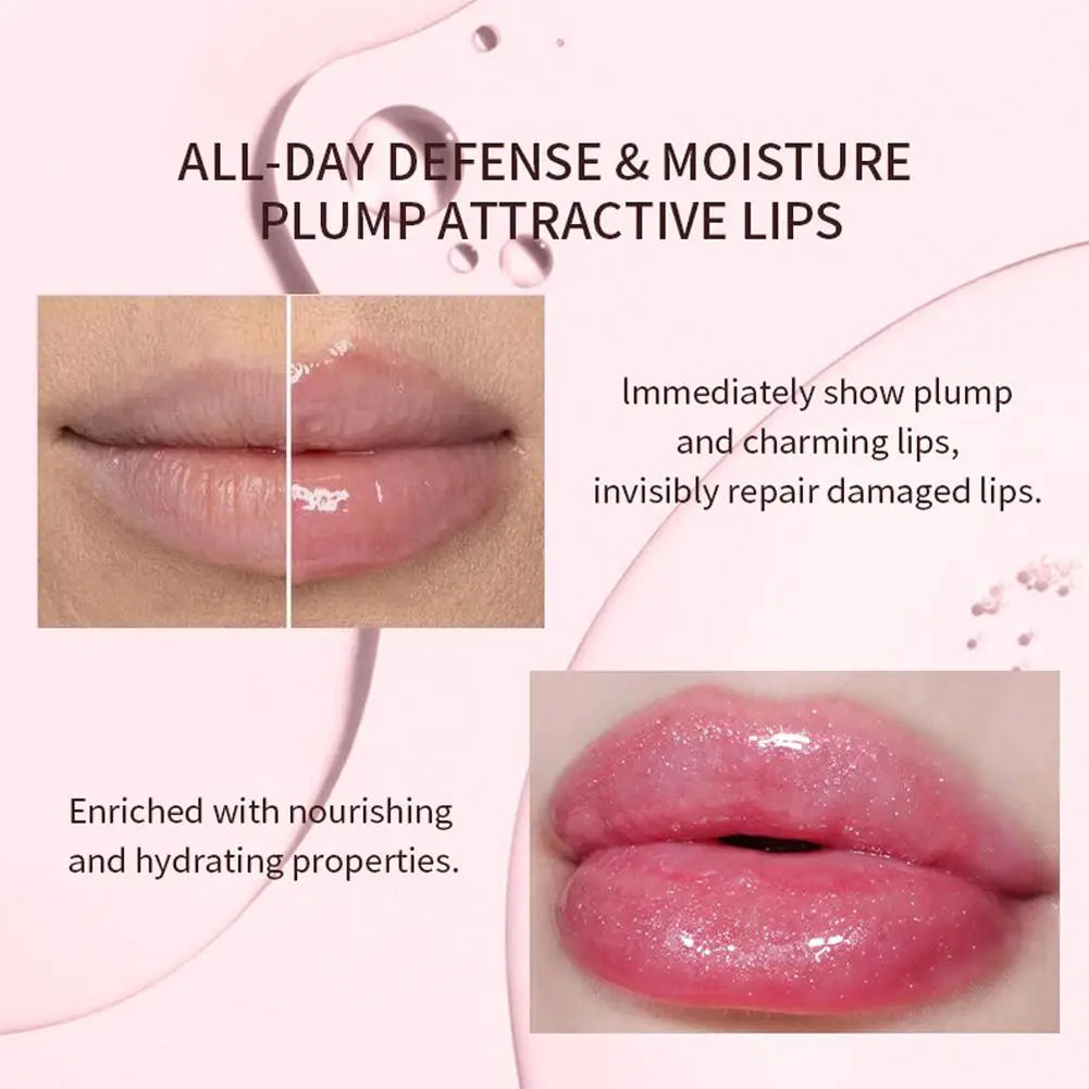 Shiny Hydrating Mirror Lip Gloss For Fuller Lips Long-Lasting Moisturizing Nude Lip Plumper Glossy Lip Gloss For Daily Makeup