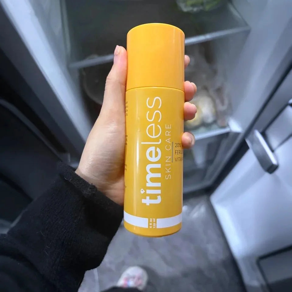 Timeless 20% Vitamin C Antioxidant Serum, Brightening Hydration Even skin tone for Radiance Enhance Skin Elasticity Shrink Pores